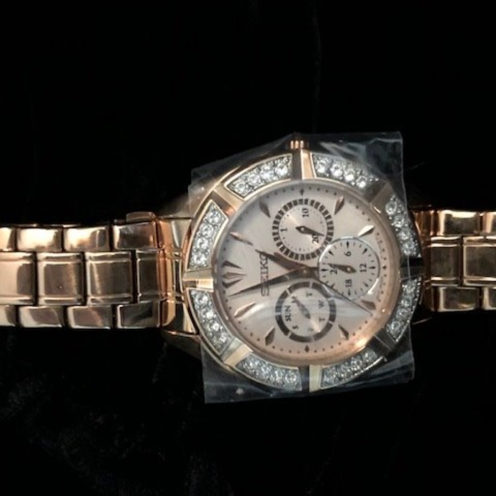 Seiko Lord Womens Watch Rose Gold